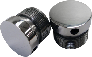 Flush-mount Fork Caps Aluminum, Polished, 3, nordicamoto.ro