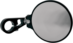 Folding Bar End Mirror Anodized Black