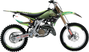 Replica Team Graphic Kits With Seat Covers Black, Green
