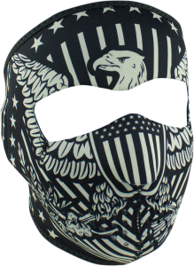 Full Mask Vintage Eagle Black, White