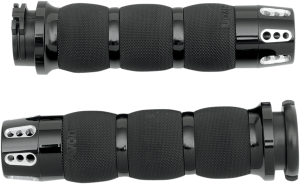 Gatlin Air Cushioned Grips Black, 1, nordicamoto.ro