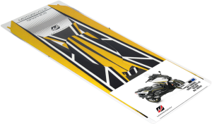 Scooter Decal Set Black, White, Yellow, 3, nordicamoto.ro