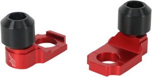 Axle Block Sliders Red, 2, nordicamoto.ro