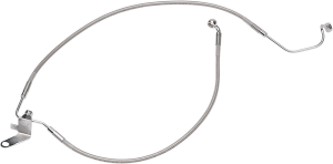 Stainless Steel Brake Line Kit Silver, Clear-coated, 1, nordicamoto.ro