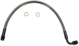 Designer Series Dot Abs-specific Upper Brake Line Kit Black, Black Pearl