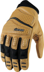 Manusi Piele Icon Superduty™ Black/Tan/White