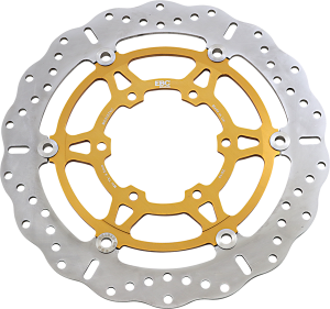Pro-lite Xc Contour Brake Rotor Aluminum, Gold, Silver, 1, nordicamoto.ro