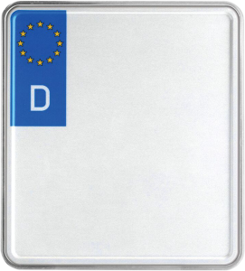 License Plate Frame Natural, 1, nordicamoto.ro