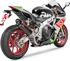 Akrapovic Slip-On kipufogó az Aprilia RSV4/Tuono modellhez – szénszálas, 1, nordicamoto.ro