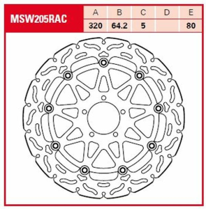 Contoured Floating Brake Rotor Titan