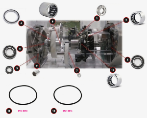 Bearings & O Rings Bosch Motor Gen2, 2, nordicamoto.ro