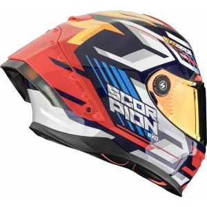 SCORPION EXO-RACE AIR KOBRA XL teljes arcú sport sisak, matt kék/neon sárga, 5, nordicamoto.ro