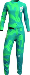 Tricou Dama Thor Sector Disguise Aqua/Teal L, 5, nordicamoto.ro