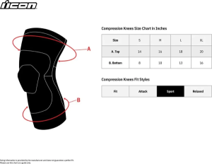 Icon Field Armor™ fekete, M méretű térdkompressziós védő, 2, nordicamoto.ro
