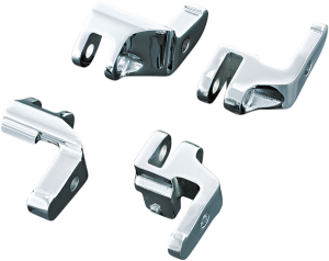 Chrome Driver Floorboard Relocation Brackets Chrome, 1, nordicamoto.ro