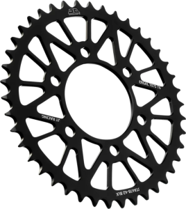 JT SPROCKETS Racelite alumínium hátsó lánckerék, fekete 