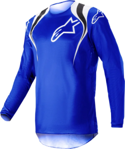 Tricou Alpinestars Fluid Narin Blue/White S, 1, nordicamoto.ro