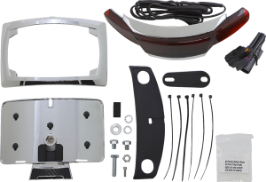 Latitude Tail Light & License Plate Mount With Lightstrike Technology, 1, nordicamoto.ro