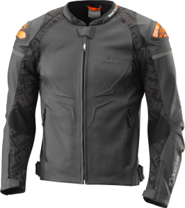 Dzsekik, KTM HELICAL bőrdzseki, fekete, nordicamoto.ro