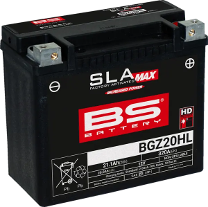Sla Max Factory – Aktív AGM karbantartásmentes akkumulátor, fekete 