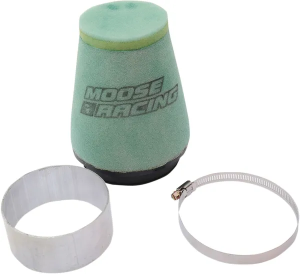 MOOSE RACING precíziós, előolajozott légszűrő, zöld 