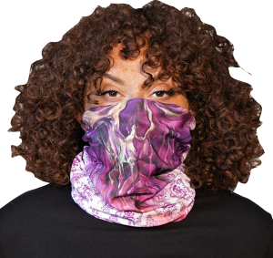 Neck Scarf Watercolor Skl Purple, 1, nordicamoto.ro