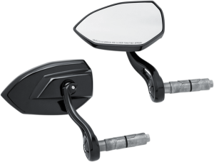 Phantom Bar End Mirrors Black, 1, nordicamoto.ro
