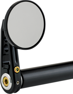 Bar End Mirror Anodized Black, 2, nordicamoto.ro