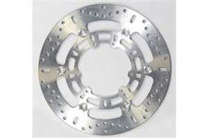 Round Fixed Brake Rotor Silver, Stainless Steel