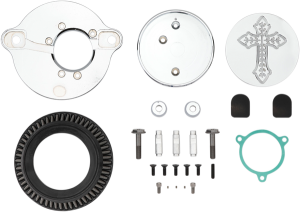 Air Cleaner Kit Silver, 2, nordicamoto.ro