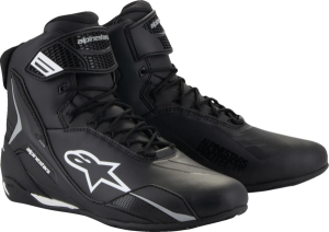 Női motoros csizma, Alpinestars Stella Faster-4 fekete női csizma, nordicamoto.ro
