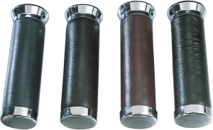 Leather-covered Grips Black