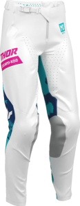 Pantaloni Dama Thor Launchmode Bleach Alb/Albastru 7/8, 1, nordicamoto.ro