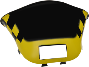 Snowmobile Windshield Black, Yellow, 1, nordicamoto.ro