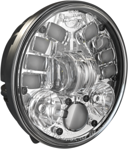 7(r) Led Adaptive 2 Headlight Chrome, 2, nordicamoto.ro