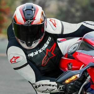 ALPINESTARS SUPERTECH R10 CARBON TEAM teljes arcú sport sisak, fekete/piros/fehér, M-es méret, 2, nordicamoto.ro