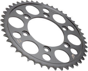 Lightweight Steel Sprocket Black, Zinc, 1, nordicamoto.ro