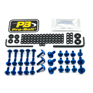 Fairing Bolt Kit For Ducati Blue, 1, nordicamoto.ro