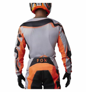 FOX 180 Emotion póló, szürke/narancssárga/fekete, L-es méret, 3, nordicamoto.ro