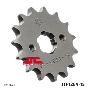 JT SPROCKETS Első lánckerék, természetes színű , nordicamoto.ro