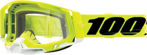 Ochelari 100% Racecraft 2 Yellow Clear Lens ONE SIZE, 1, nordicamoto.ro