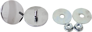 Fairing Mirror Hole Plugs Chrome