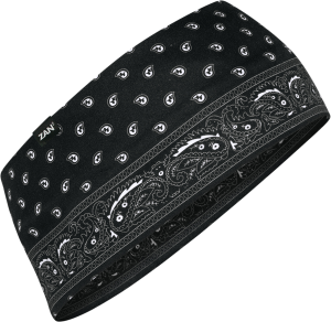 Alkalmi, Bentita Zan SportFlex fekete paisley mintás fejpánt, nordicamoto.ro