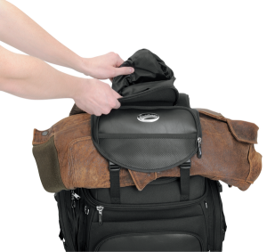 Br3400 Backseat Or Sissy Bar Bag Gray, Black, 4, nordicamoto.ro