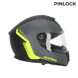 Acerbis Krapon 22-06 teljes arcú sisak, szürke/sárga, L méret, 5, nordicamoto.ro