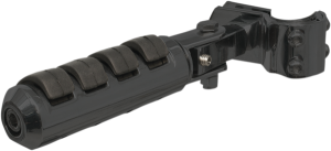 Anti-vibration Highway Pegs With 1-1/4” Clamps Silver, 2, nordicamoto.ro
