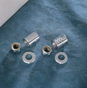 Axle Spacer/nut Kit Silver