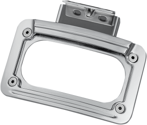 Led Curved License Plate Frame With Mount Chrome