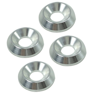 Flat Head Trim Washers Silver, 1, nordicamoto.ro