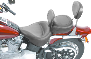Wide Solo Seat With Removable Backrest Black, 1, nordicamoto.ro